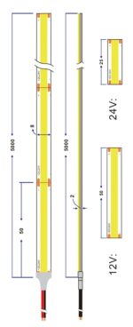 480Chips/M  COB led strip - Image 5
