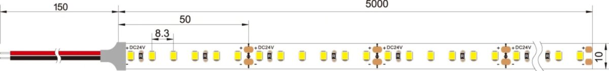 2835-120LED/M LED STRIP - Image 5